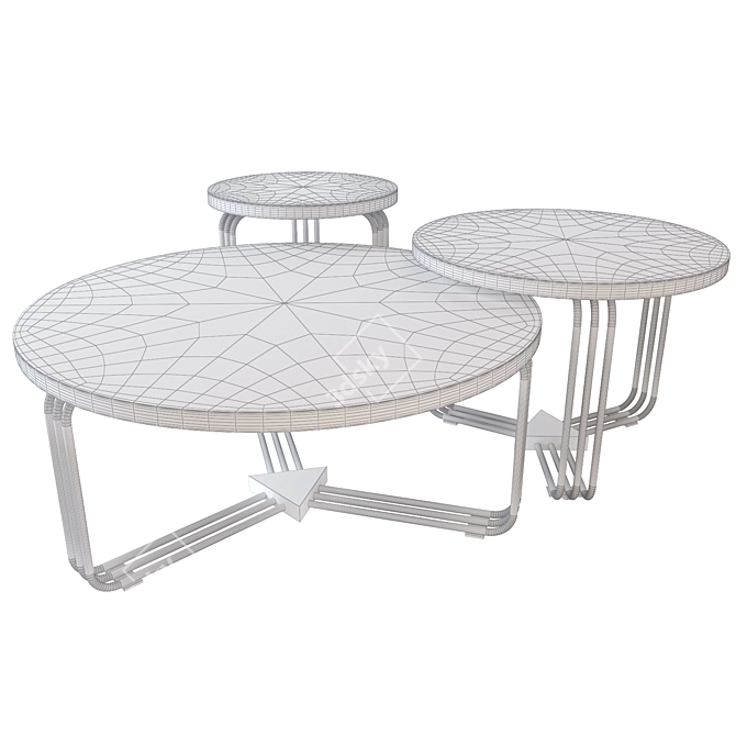 Antica Marble Coffee Table 3D model image 4