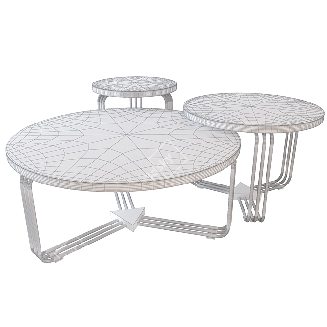 Antica Marble Coffee Table 3D model image 8