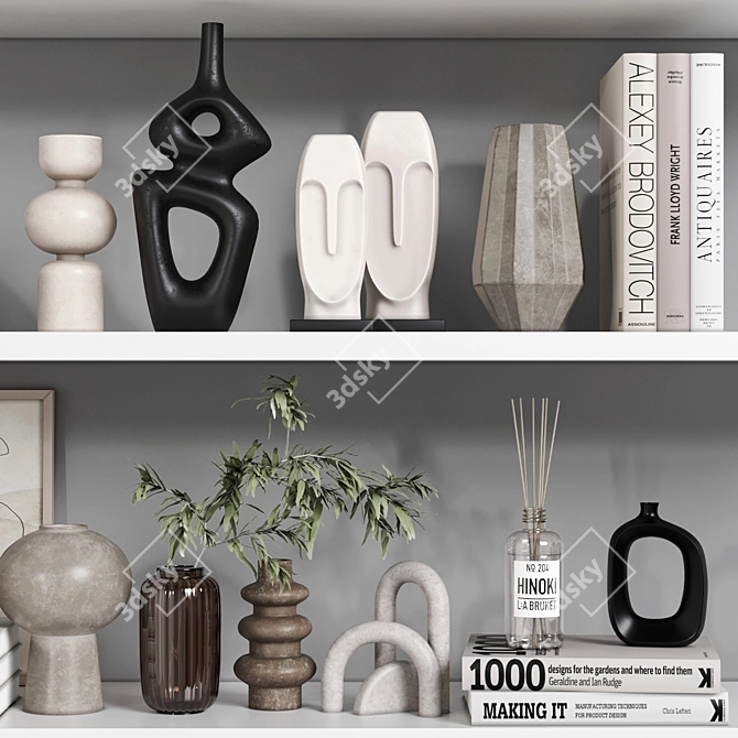 Elegant Decor Set Vol029 3D model image 4