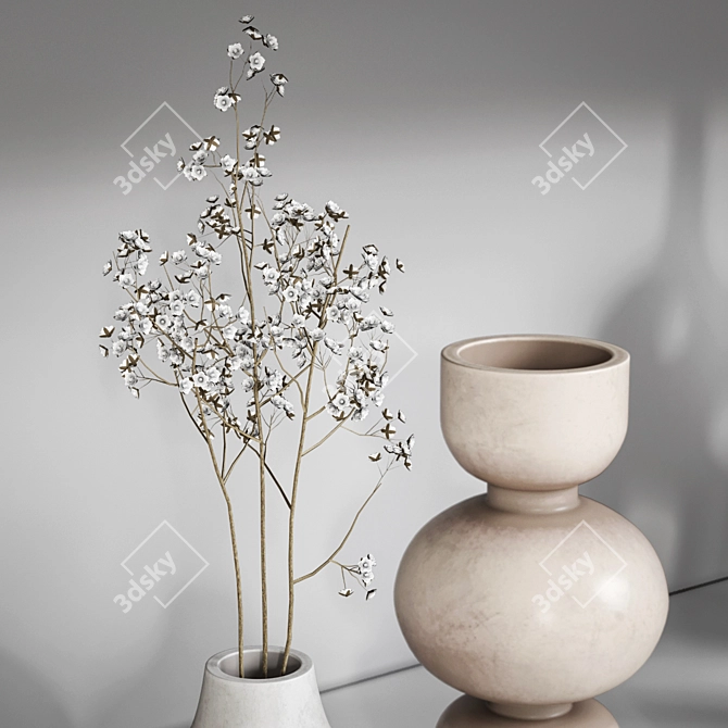 Elegant Decor Set Vol029 3D model image 6