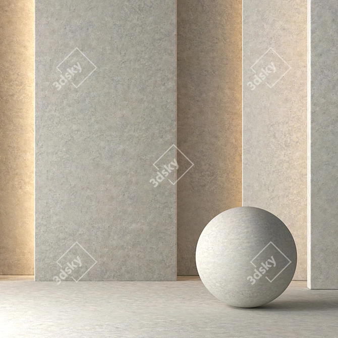 Seamless DrCG Plaster Concrete: High-Res, VRay & Corona 3D model image 4