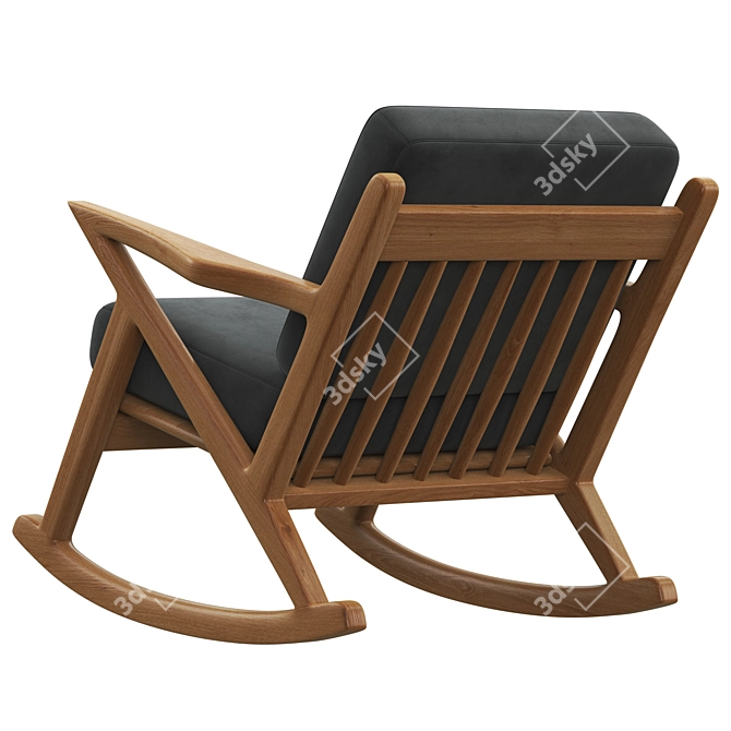 Soto Rocking Chair: Modern Comfort for Your Home 3D model image 4