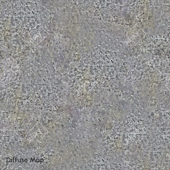 Seamless Concrete Texture Pack 3D model image 4