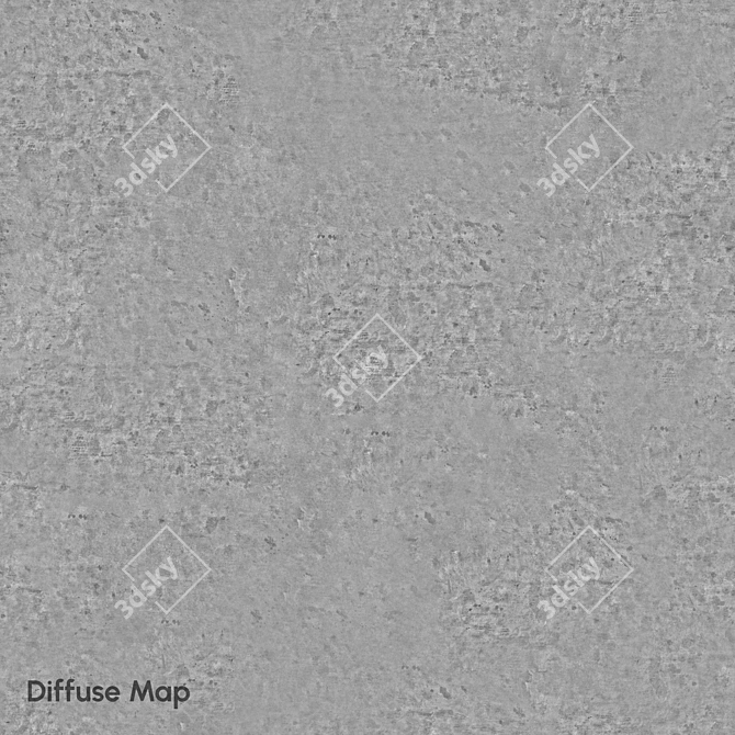 Seamless Concrete Texture Pack 3D model image 5