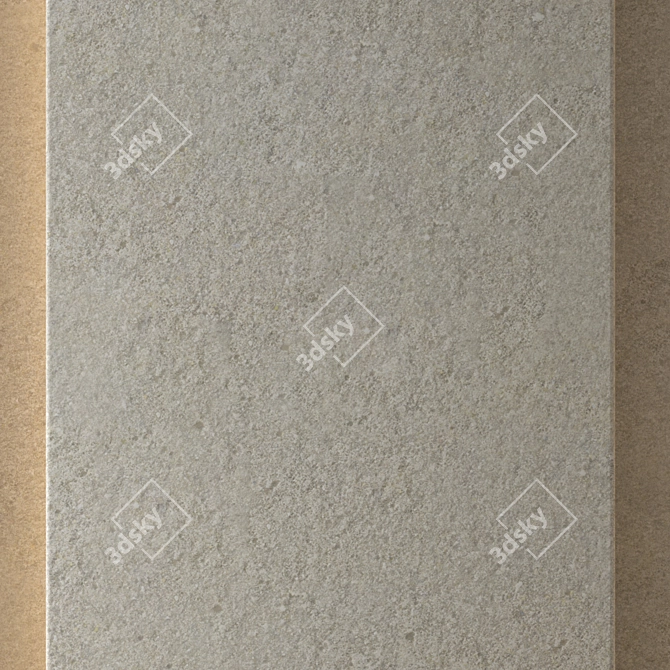 Seamless Plaster Concrete Material 3D model image 5