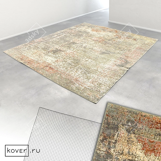 Abstract Art de Vivre Carpets | Kover.ru 3D model image 3