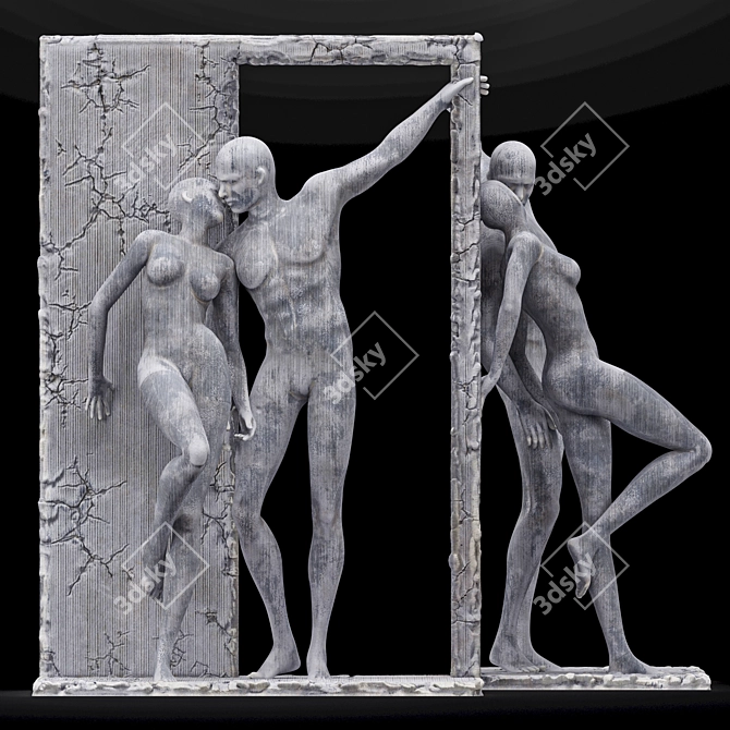 1948 Bob Quinn Figurative Sculptor 3D model image 2