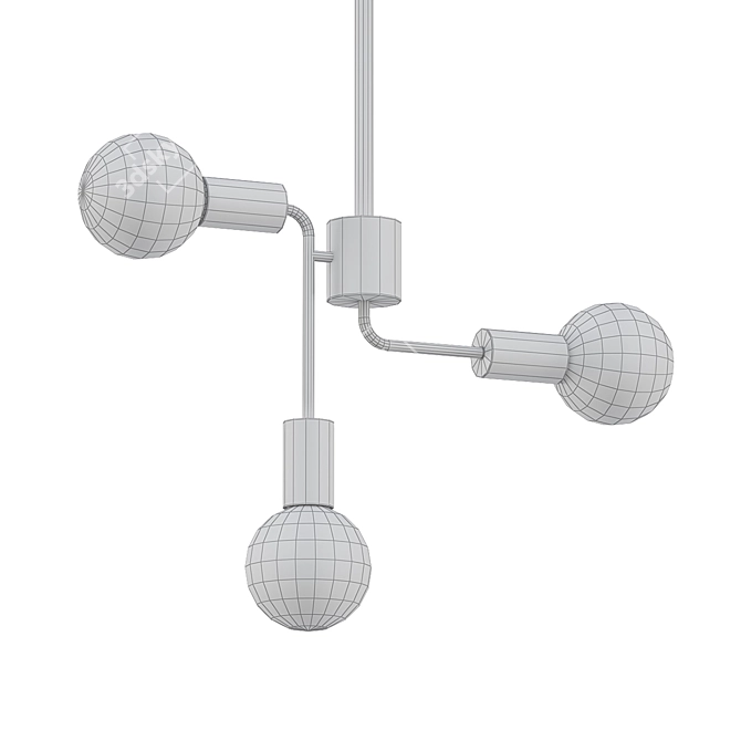 Modern LED Design Lamps 3D model image 2