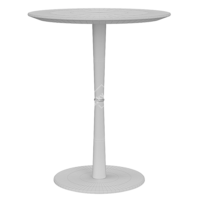 Sleek Minimalist Jigger Table 3D model image 5