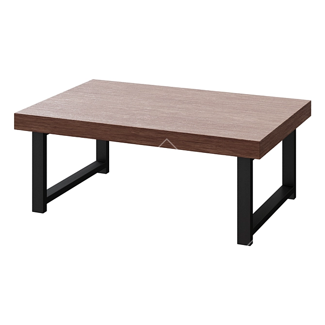 Rustic Griffin Coffee Table 3D model image 1