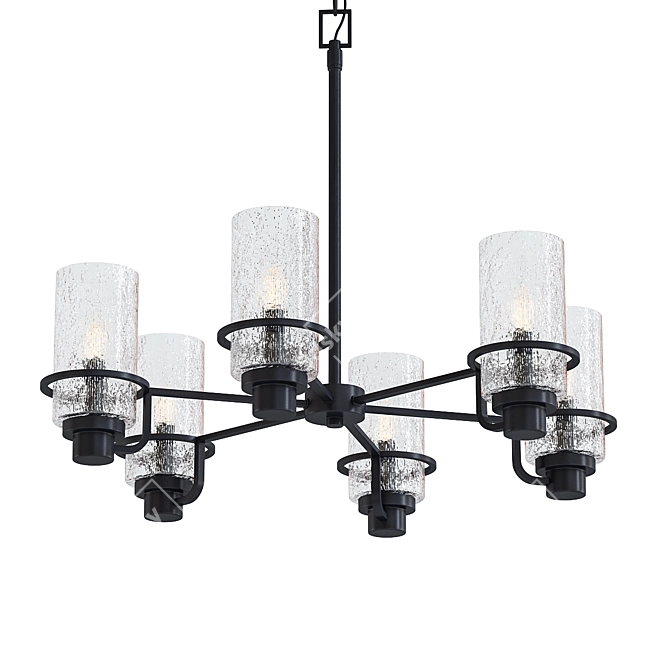 Elegant Lazo Chandelier 3D model image 1