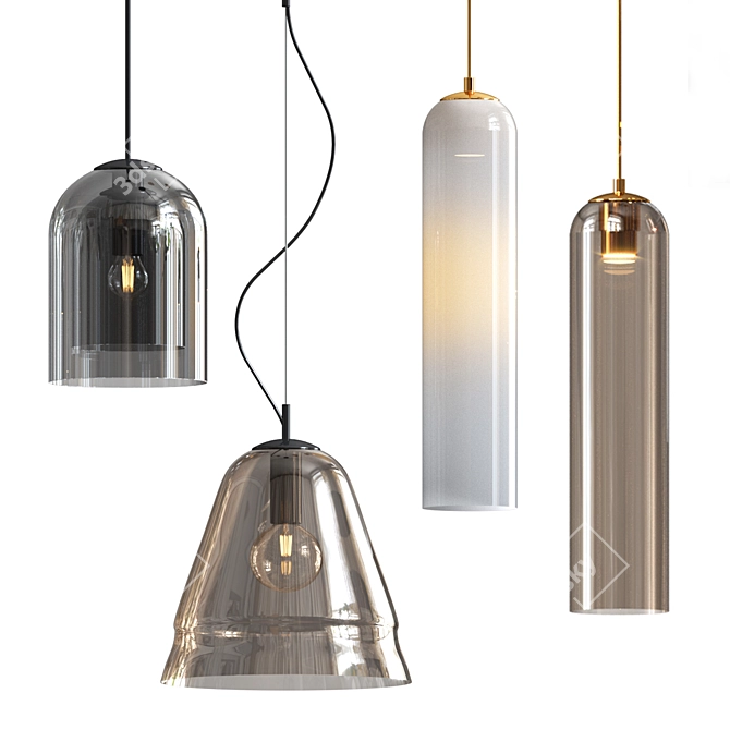 Elevate Your Space: Articolo Lighting 3D model image 6