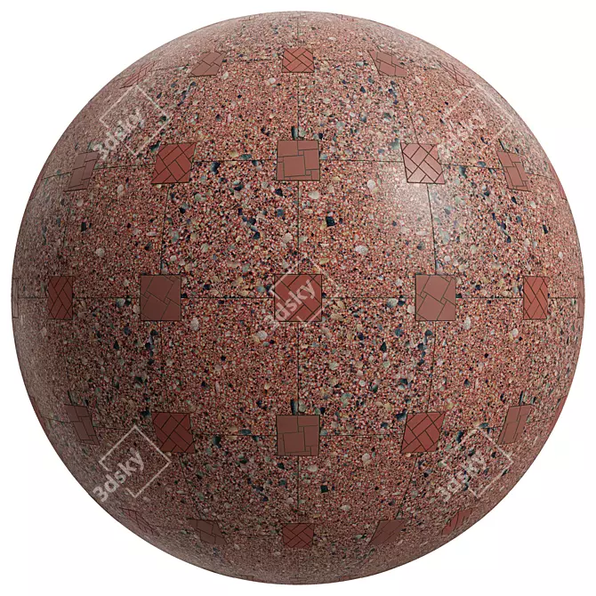 Ceramic Tiles & Terrazzo Covering | High-resolution Textures 3D model image 3