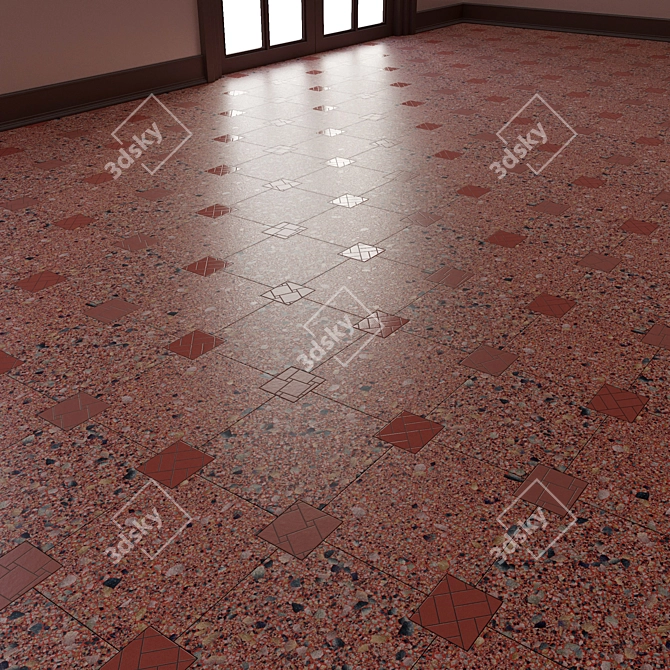 Ceramic Tiles & Terrazzo Covering | High-resolution Textures 3D model image 5