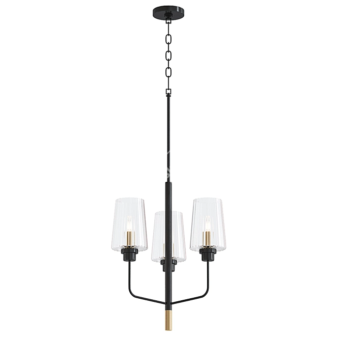  Elegant Dalia Chandelier: Timeless Illumination 3D model image 1