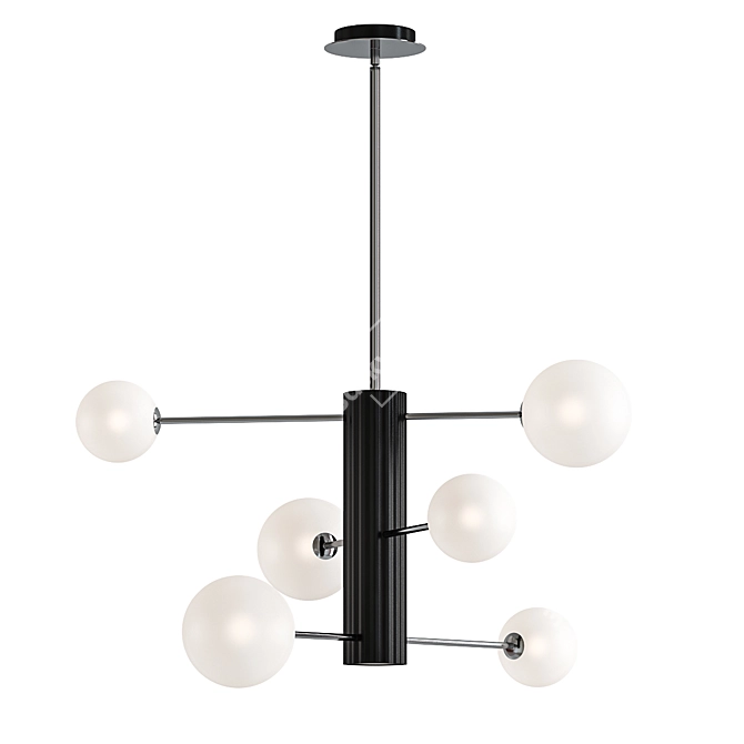 Elegant Filide Chandelier: Sophisticated Illumination 3D model image 1