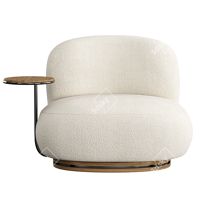 Pierre Armchair | Stylish and Comfortable 3D model image 2