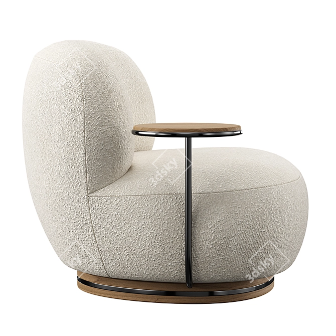 Pierre Armchair | Stylish and Comfortable 3D model image 3