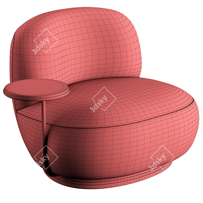 Pierre Armchair | Stylish and Comfortable 3D model image 6