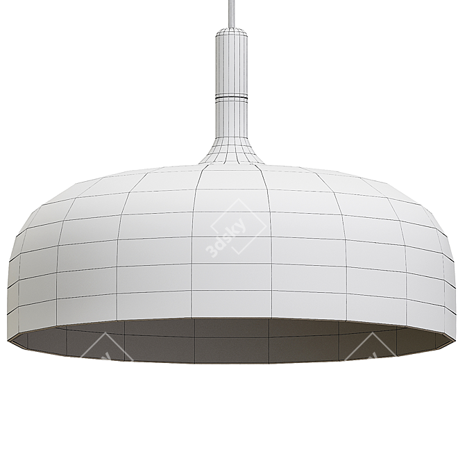 Sleek Acorn Pendant Light 3D model image 3