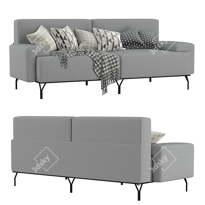 Summit: Modern Multi-Purpose Sofa 3D model image 3