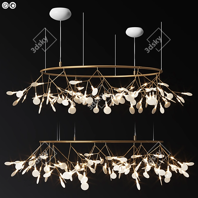 Heracleum Big O Pendant Light 3D model image 1