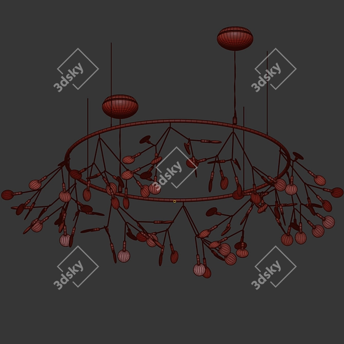 Heracleum Big O Pendant Light 3D model image 4