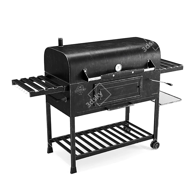 BBQ Grill 25: 2015 Max, Vray, Obj 3D model image 7