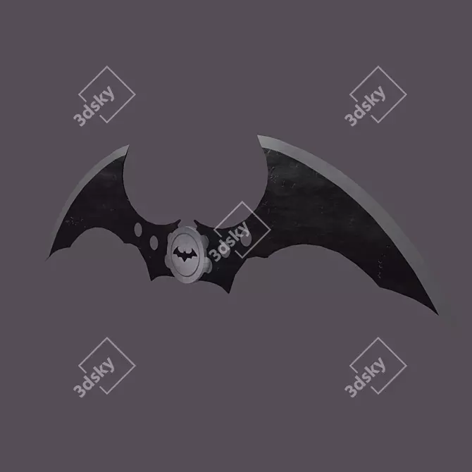 Dynamic Batarang Blender 3D model image 2