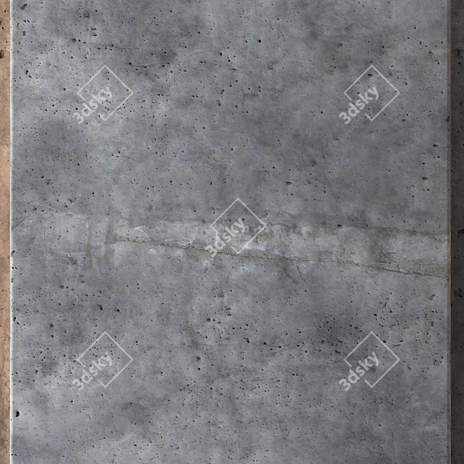 Seamless Concrete Texture 8K 3D model image 3