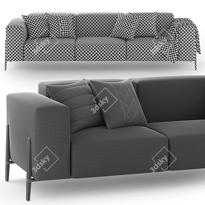 Pianca All-In | Stylish Modern Sofa 3D model image 5