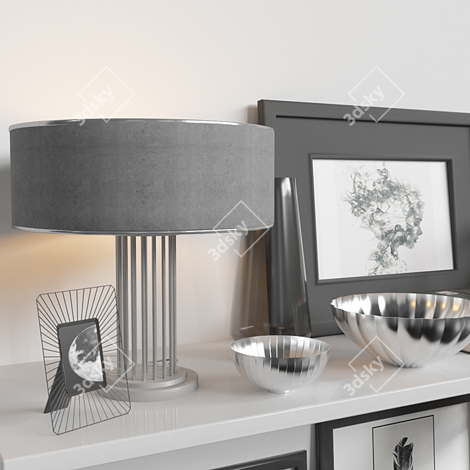 Elegant Decor Set 2015 3D model image 5