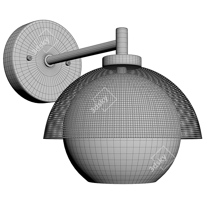 Modern Minimalist Lucas Wall Lamp 3D model image 3