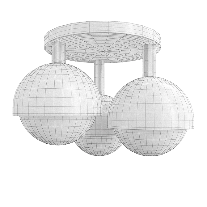 Modern Foster Ceiling Lamp 3D model image 2