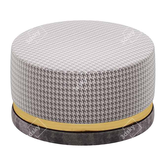 Comfy Cazarina Pouf 3D model image 2