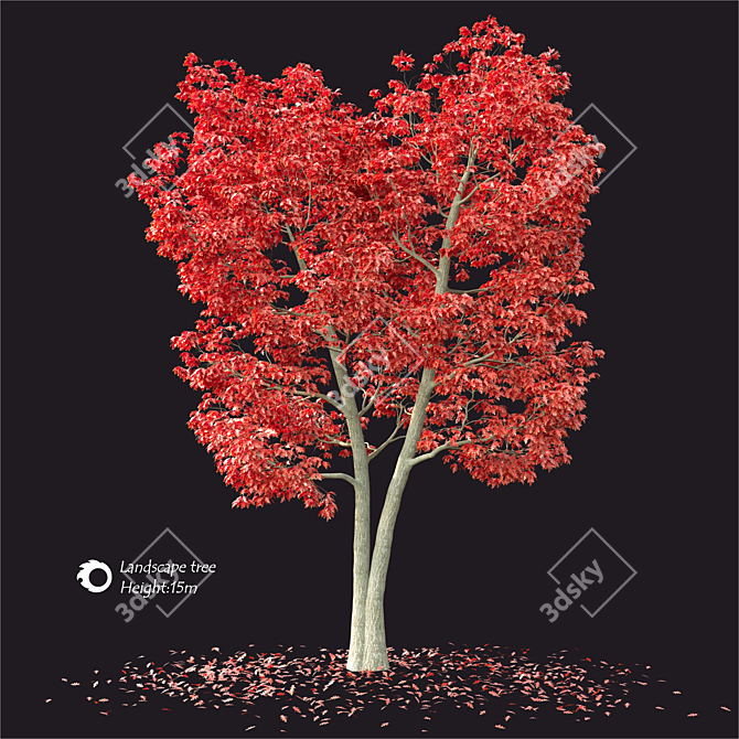 2014 Landscape Tree: 15cm Height | Corona Render 3D model image 1