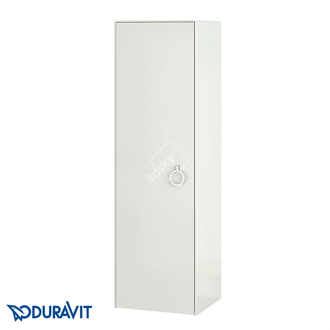 DURAVIT White Tulip Wardrobe: Stylish Storage Solution 3D model image 1