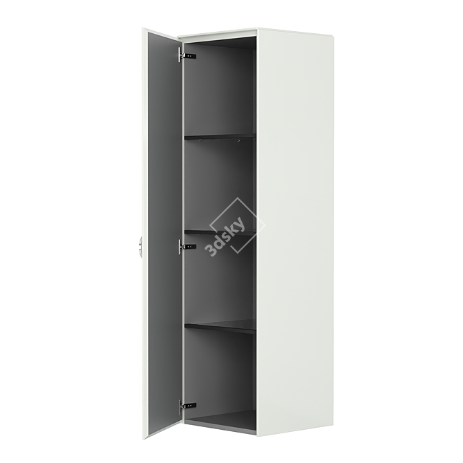 DURAVIT White Tulip Wardrobe: Stylish Storage Solution 3D model image 2