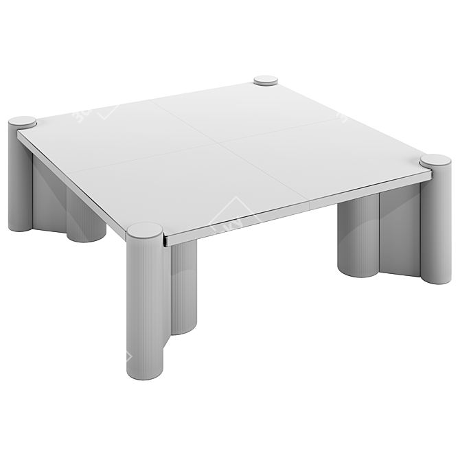 Gae Aulenti Jumbo Coffee Tables 3D model image 5