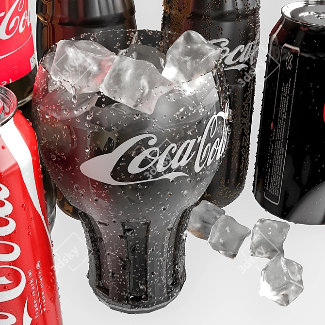 Classic Coca Cola and Coke Collection 3D model image 2