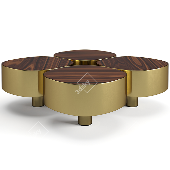 Luxury Fendi Casa Coffee Tables 3D model image 2