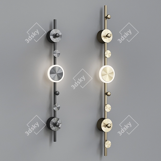 Sleek LIDDA Design Lamp - 2013 3D model image 2