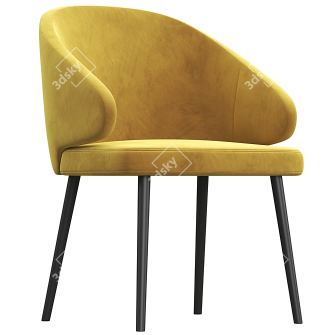 Elegant Bilbao Chair: Must-Have for Modern Interiors 3D model image 1