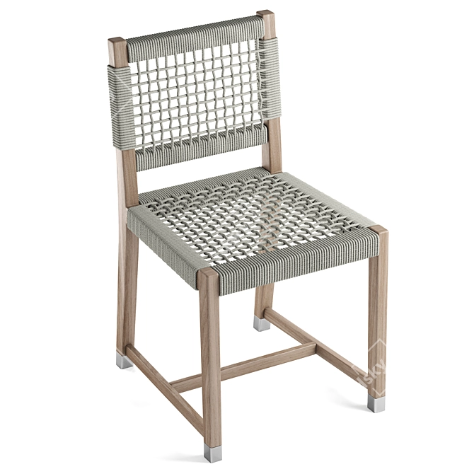 Elegant Dafne Chair by Flexform 3D model image 4