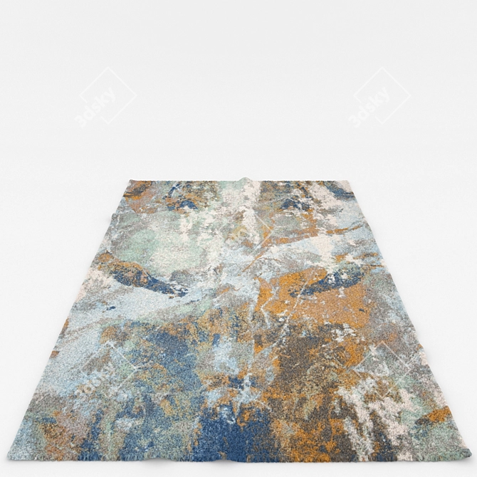 Versatile Set of 6 Rugs 3D model image 6