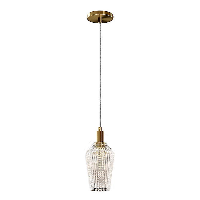 Title: Rosny Pendant Light: Sleek Design for Modern Spaces 3D model image 2