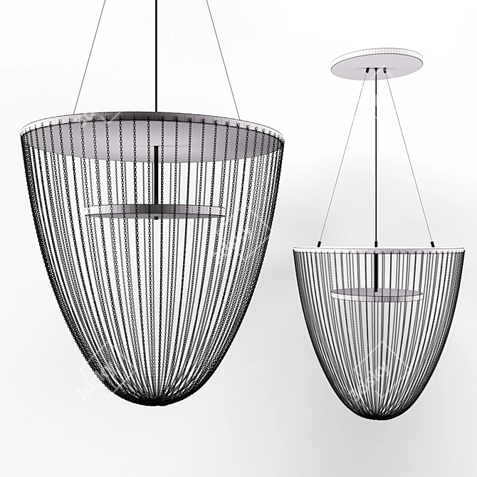 Modern Udi Lamp Chandelier 3D model image 3