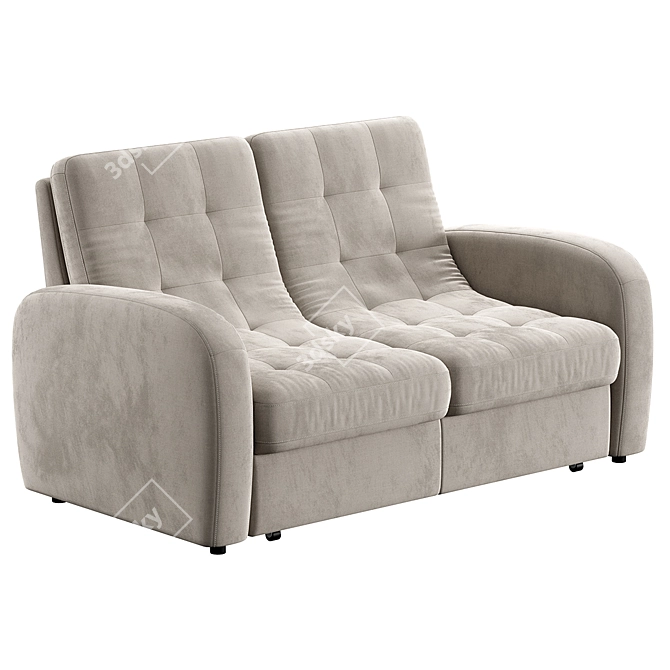 Gala Blom Corner Sofa Bed 3D model image 3