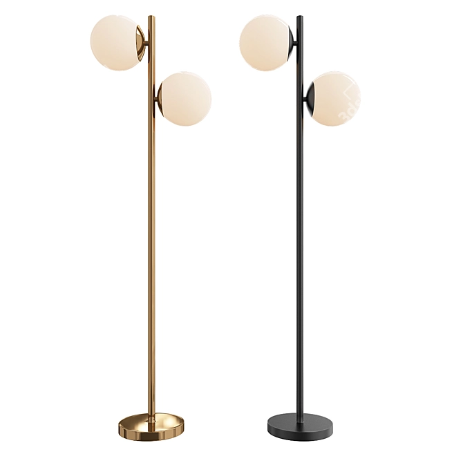 Contemporary Floor Lamp "Faith 3D model image 1