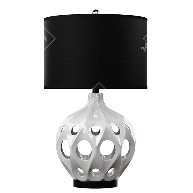 Safavieh Regina Ceramic Table Lamp 3D model image 1